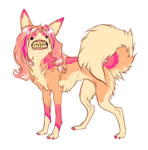 Rating: Safe Score: 0 Tags: ambiguous_gender black_eyes canid canine canis creepy_face cursed cursed_image domestic_dog e621 feral fur grin husky kesame_(artist) looking_at_viewer mammal nordic_sled_dog pink_body pink_fur simple_background smile solo sparklefur spitz sullivan tail teeth uhoh what what_has_art_done what_has_magic_done what_has_science_done white_background why User: bunchy7s