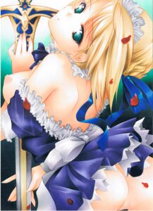 Rating: Explicit Score: 0 Tags: artoria_pendragon ass ayatori bare_shoulders breasts caliburn fate/stay_night fate_(series) female hair_ribbon maid nipples open_mouth petals pussy ribbon rule34 saber sword traditional_media type-moon uncensored weapon User: bunchy7s