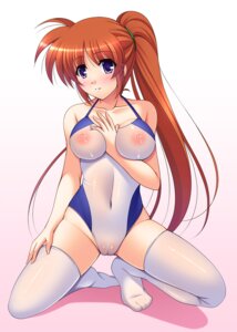 Rating: Explicit Score: 0 Tags: between_breasts blush breasts brown_hair female hand_between_breasts lyrical_nanoha mahou_shoujo_lyrical_nanoha mahou_shoujo_lyrical_nanoha_strikers narutaki_shin navel one-piece_swimsuit ponytail purple_eyes rule34 see-through swimsuit takamachi_nanoha thighhighs tied_hair uncensored white_legwear white_thighhighs User: bunchy7s