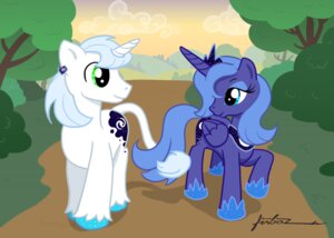 Rating: Safe Score: 0 Tags: blue_body blue_feathers cutie_mark detailed_background duo e621 equid equine feathered_wings feathers female feral friendship_is_magic furboz hasbro horn mammal my_little_pony mythological_creature mythological_equine mythology outside princess_luna_(mlp) quadruped romantic romantic_couple tail unicorn winged_unicorn wings User: bunchy7s