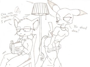 Rating: Explicit Score: 0 Tags: anthro clothes english_text female fur furry insertion interspecies lamp male monochrome nintendo pikachu pokemon rattata reading rule34 sanji_artist sitting standing tagme text User: bunchy7s