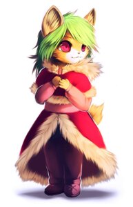 Rating: Safe Score: 0 Tags: 2011 anthro biped bottomwear calaystia canid canine clothed clothing coat digital_media_(artwork) digital_painting_(artwork) e621 falvie female footwear fox fully_clothed green_hair hair looking_away mammal painting_(artwork) pants pink_eyes pink_nose shoes simple_background solo standing topwear young young_anthro young_female User: bunchy7s