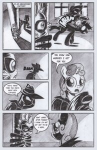 Rating: Safe Score: 0 Tags: anthro bound clothing comic costume dialogue dragon e621 english_text equid equine female feral friendship_is_magic graphite_(artwork) greyscale group hair hasbro hat headgear headwear hi_res horn jaxonian kick male mammal mare_do_well_(mlp) monochrome my_little_pony mythological_creature mythological_equine mythological_scalie mythology restrained scalie spike_(mlp) sweetie_belle_(mlp) text traditional_media_(artwork) unicorn young young_anthro User: bunchy7s