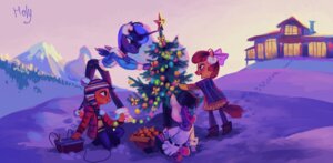 Rating: Safe Score: 0 Tags: 2013 absurd_res accessory anthro anthrofied apple_bloom_(mlp) biped blue_body blue_feathers blue_hair bottomwear bow_(feature) bow_accessory bow_ribbon building christmas christmas_star christmas_tree christmas_tree_topper clothing cutie_mark_crusaders_(mlp) denim denim_bottomwear denim_clothing digital_media_(artwork) digital_painting_(artwork) e621 earmuffs earth_pony equid equine feathered_wings feathers female friendship_is_magic full-length_portrait fur_trim_(clothing) group hair hair_accessory hair_bow hair_ribbon happy hasbro hat headgear headwear hi_res holidays holivi horn horse house jeans mammal my_little_pony mythological_creature mythological_equine mythology orange_body orange_feathers outside painting_(artwork) pants pegasus plant pony portrait princess_luna_(mlp) purple_hair ribbons scootaloo_(mlp) sitting snow standing star sunset sweetie_belle_(mlp) tail tree winged_unicorn wings winter young young_anthro User: bunchy7s