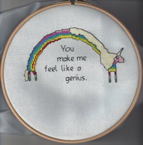 Rating: Safe Score: 0 Tags: adventure_time cartoon_network cloth colorful_theme cross_stitch e621 embroidery embroidery_(artwork) english_text equid equine female feral full-length_portrait grandfathered_content horn lady_rainicorn long_body mammal mythological_creature mythological_equine mythology on_model photography_(artwork) portrait quadruped rainbow rainbow_arch rainicorn real solo text traditional_media_(artwork) unicorn unknown_artist User: bunchy7s