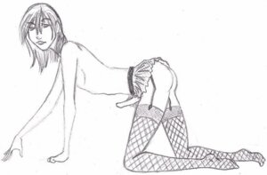 Rating: Explicit Score: 0 Tags: 1boy all_fours animorphs artist_request crossdressing erection femboy fishnet_stockings fishnets garter_straps long-haired_male long_hair male male_only marco_(animorphs) microskirt miniskirt monochrome penis rule34 sketch solo twink User: bunchy7s