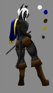 Rating: Questionable Score: 0 Tags: anthro biped bottomwear clothed clothing coat domestic_cat e621 felid feline felis female gem hair looking_at_viewer looking_back mammal melee_weapon morose_ambrose rear_view ruby_(gem) shorts smile solo standing sword tail topwear weapon white_hair User: bunchy7s