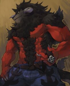 Rating: Safe Score: 0 Tags: 5_fingers abs anthro belt biceps big_muscles biped black_body black_fur black_hair black_nose body_hair bottomwear chest_hair chest_tuft claws clothed clothing demon e621 fingers fur hair happy_trail horn male muscular muscular_anthro muscular_male pants pecs pose red_body red_skin rpbbw solo standing tail topless tuft User: bunchy7s Rating: Safe Score: 0 Tags: 5_fingers abs anthro belt biceps big_muscles biped black_body black_fur black_hair black_nose body_hair bottomwear chest_hair chest_tuft claws clothed clothing demon e621 fingers fur hair happy_trail horn male muscular muscular_anthro muscular_male pants pecs pose red_body red_skin rpbbw solo standing tail topless tuft User: bunchy7s