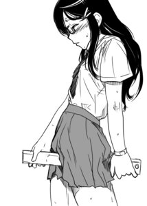 Rating: Questionable Score: 0 Tags: closed_eyes clothed_masturbation clothing copyright_request crotch_rub female glasses hair_ornament hairclip masturbation monochrome necktie rule34 sakaki_imasato school_uniform sweat watch wristwatch User: bunchy7s