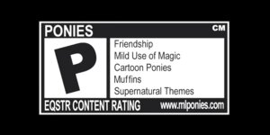 Rating: Safe Score: 0 Tags: advertisement black_background black_border border crossover e621 english_text esrb grandfathered_content hasbro my_little_pony parody simple_background text unknown_artist url warning zero_pictured User: bunchy7s