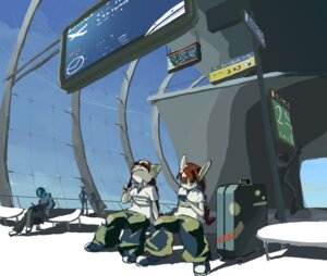 Rating: Safe Score: 0 Tags: 2008 airport amazing_background detailed detailed_background domestic_cat e621 felid feline felis female group inside lagomorph leporid mammal modern_architecture oom rabbit science_fiction toony travel waiting User: bunchy7s