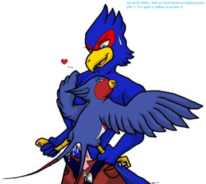 Rating: Explicit Score: 0 Tags: ambiguous_gender anthro avian bird crossover falco_lombardi feral male male/ambiguous nintendo pokemon rule34 star_fox swellow User: bunchy7s