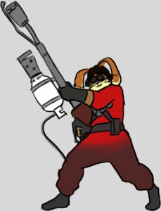 Rating: Safe Score: 0 Tags: brown_body brown_fur clothing e621 eyewear flamethrower fur goggles grey_background holding_object holding_weapon jumpsuit jushi_o_hara lagomorph leporid male mammal pyro_(team_fortress_2) rabbit ranged_weapon simple_background solo team_fortress_2 valve valve_corporation weapon User: bunchy7s Rating: Safe Score: 0 Tags: brown_body brown_fur clothing e621 eyewear flamethrower fur goggles grey_background holding_object holding_weapon jumpsuit jushi_o_hara lagomorph leporid male mammal pyro_(team_fortress_2) rabbit ranged_weapon simple_background solo team_fortress_2 valve valve_corporation weapon User: bunchy7s
