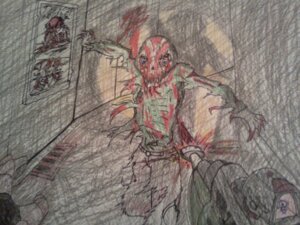 Rating: Safe Score: 0 Tags: 2012 4:3 alley armor assault_rifle blood blood_drop_part_2_whisper_planet_of_the_lost bodily_fluids claws clothing duo e621 first_person_view gun hi_res human male mammal raining ranged_weapon redgreenfluffball rifle solo_focus traditional_media_(artwork) weapon User: bunchy7s