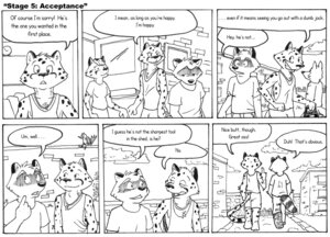 Rating: Safe Score: 0 Tags: 2008 aiden_harris anthro avian bird black_and_white cheetah closet_coon comic dialogue duma_matambo duo_focus e621 english_text felid feline group leafdubois male mammal monochrome multiple_scenes pen_(artwork) procyonid raccoon tail text traditional_media_(artwork) User: bunchy7s