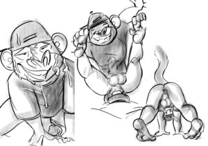 Rating: Explicit Score: 0 Tags: anal anal_penetration anus atelid backsack balls bodily_fluids bottomless butt cartoon_network clothed clothing cum duo e621 erection faceless_character faceless_male feet genital_fluids genitals grin haplorhine hat headgear headwear humanoid_genitalia humanoid_penis jake_spidermonkey jerseydevil male male/male male_penetrated mammal monkey monochrome my_gym_partner's_a_monkey new_world_monkey penetration penile penile_penetration penis penis_in_ass prehensile_feet primate sex shirt smile solo_focus spider_monkey tail toes topwear User: bunchy7s