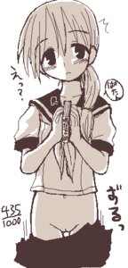 Rating: Explicit Score: 0 Tags: book female ikkyuu lowres monochrome no_panties ponytail pussy rule34 school_uniform schoolgirl simple_background skirt solo text tied_hair translation_request User: bunchy7s