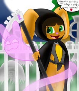 Rating: Safe Score: 0 Tags: anthro breasts digital_media_(artwork) duo e621 female ghost hair halloween hare hi_res holidays kintarothemouse lagomorph leporid linda_the_rabbit mammal melee_weapon polearm portrait rabbit scythe solo_focus spirit three-quarter_portrait translucent translucent_body weapon User: bunchy7s