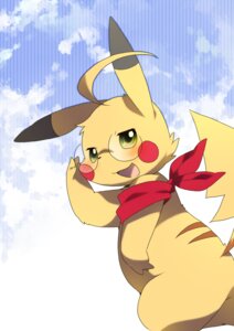 Rating: Safe Score: 0 Tags: digital_media_(artwork) e621 eyewear fur generation_1_pokemon glasses green_eyes konbu looking_at_viewer male mammal nintendo pikachu pokemon pokemon_(species) rodent scarf solo tail yellow_body yellow_fur User: bunchy7s