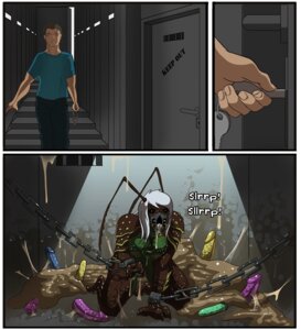 Rating: Explicit Score: 0 Tags: 2013 animal_humanoid arthropod arthropod_humanoid bodily_fluids breasts chain chained_to_wall claws comic dildo dominant duo e621 egg ejaculation female genital_fluids genitals humanoid insect kneeling lunate male monster monstrous_humanoid multi_genitalia multi_vulva nipples non-mammal_breasts non-mammal_nipples orgasm oviposition prisoner sex_toy slime spitbug sticky toe_claws unusual_anatomy unusual_genitalia_placement unusual_vulva_placement vaginal_fluids vaginal_squirting vulva vulva_for_mouth wet User: bunchy7s