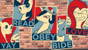 Rating: Safe Score: 0 Tags: 16:9 barack_obama_"hope"_poster e621 election english_text equestria-election equid equine feathered_wings feathers female feral fluttershy_(mlp) friendship_is_magic group hasbro hi_res horn mammal my_little_pony mythological_creature mythological_equine mythology parody pegasus poster princess princess_celestia_(mlp) princess_luna_(mlp) propaganda royalty simple_background text toony twilight_sparkle_(mlp) unicorn wallpaper widescreen wings User: bunchy7s Rating: Safe Score: 0 Tags: 16:9 barack_obama_"hope"_poster e621 election english_text equestria-election equid equine feathered_wings feathers female feral fluttershy_(mlp) friendship_is_magic group hasbro hi_res horn mammal my_little_pony mythological_creature mythological_equine mythology parody pegasus poster princess princess_celestia_(mlp) princess_luna_(mlp) propaganda royalty simple_background text toony twilight_sparkle_(mlp) unicorn wallpaper widescreen wings User: bunchy7s