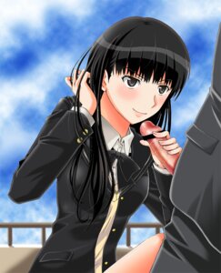 Rating: Explicit Score: 0 Tags: amagami ayatsuji_pork ayatsuji_tsukasa bar_censor black_eyes black_hair blush censored long_hair male penis rule34 school_uniform smile User: bunchy7s