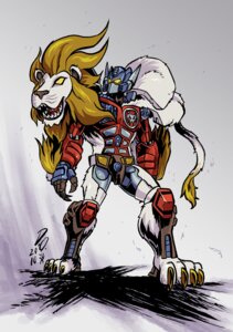 Rating: Safe Score: 0 Tags: 2010 beast_wars_ii claws e621 felid fur hasbro lio_convoy lion machine male mammal mane maximal maximal_insignia pantherine robot solo takara_tomy transformers transformers:_beast_wars weremole_(artist) white_body white_fur yellow_eyes User: bunchy7s