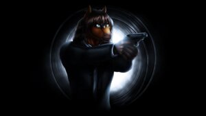 Rating: Safe Score: 0 Tags: 007 16:9 anthro bay_(marking) black_tie_(suit) clothing dream_and_nightmare e621 equid equine gun hi_res holding_gun holding_object holding_ranged_weapon holding_weapon horse james_bond male mammal markings parody ranged_weapon ryan_moonshadow solo suit wallpaper weapon widescreen User: bunchy7s