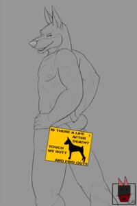 Rating: Questionable Score: 0 Tags: anthro biceps canid canine canis convenient_censorship dobermann domestic_dog e621 feral fur greyscale grin linkin linkin_monroe looking_at_viewer looking_back male mammal monochrome muscular muscular_anthro muscular_male nipples pinscher pointy_ears prick_ears sign smile solo string User: bunchy7s