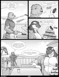Rating: Safe Score: 0 Tags: 2011 abs anthro aquatic beach biceps birthday burger cetacean clothed clothing comic cooking darwen dialogue dnapalmhead dolphin duo e621 english_text eyewear food gift glasses greyscale heart_symbol male mammal monochrome muscular muscular_male mustelid nipples oceanic_dolphin open_clothing open_shirt open_topwear orca otter outside pecs seaside shirt text toothed_whale topwear User: bunchy7s