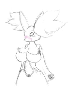 Rating: Questionable Score: 0 Tags: anthro anthrofied big_breasts blush breasts canid canine cleavage clothed clothing delphox e621 female generation_6_pokemon hi_res inner_ear_fluff mammal monochrome nintendo pokemon pokemon_(species) pokemorph sketch solo tuft unknown_artist User: bunchy7s