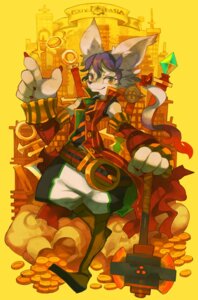 Rating: Safe Score: 0 Tags: 2013 accessory ambiguous_gender anthro axe bag belt black_nose boots bottomless bottomwear building button_(fastener) clothed clothing coin colored_nails double_bitted_axe e621 fantasy_weapon footwear fur gem gold_(metal) gold_coin grey_body grey_fur hair kemono looking_at_viewer mammal melee_weapon nails necktie orange_eyes pants pixiv_fantasia ponytail purple_hair red_nails ribbons rikose sack shirt shoes simple_background smile solo sparkles stripes sword topwear treasure weapon wraps yellow_background User: bunchy7s