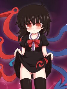 Rating: Explicit Score: 0 Tags: black_hair black_legwear black_thighhighs dress dress_lift female no_panties nue_houjuu pussy pussy_juice red_eyes rule34 ry short_hair snake solo thighhighs touhou wings User: bunchy7s Rating: Explicit Score: 0 Tags: black_hair black_legwear black_thighhighs dress dress_lift female no_panties nue_houjuu pussy pussy_juice red_eyes rule34 ry short_hair snake solo thighhighs touhou wings User: bunchy7s