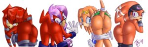 Rating: Explicit Score: 0 Tags: akito_yagami anthro archie_comics blue_eyes bottomwear breasts butt clothed clothing crooked_tail e621 echidna eyewear female genitals glasses gloves group hair handwear hi_res lara-su lien-da long_hair looking_at_viewer looking_back mammal monotreme mooning no_underwear orange_body orange_hair purple_eyes purple_hair red_body red_hair sega shade_the_echidna side_boob skirt sonic_adventure sonic_chronicles:_the_dark_brotherhood sonic_the_hedgehog_(archie) sonic_the_hedgehog_(comics) sonic_the_hedgehog_(series) tail tail_under_skirt tail_upskirt tikal_the_echidna upskirt vulva yellow_eyes User: bunchy7s