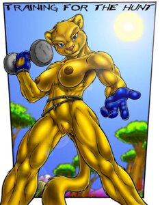 Rating: Explicit Score: 0 Tags: anthro biceps blue_clothing blue_eyes blue_gloves blue_handwear bodily_fluids border breasts brown_nipples clothing compression_artifacts digital_media_(artwork) dumbbell e621 english_text exercise felid female fur genitals gloves handwear lens_flare lion looking_at_viewer low-angle_view mammal max_blackrabbit monotone_body monotone_fur muscular muscular_anthro muscular_female nipples nude pantherine plant reaching sky solo sun sweat tail text training tree vulva weightlifting weights white_border workout yellow_body yellow_fur User: bunchy7s