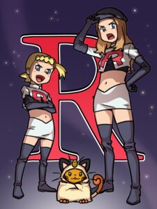 Rating: Safe Score: 0 Tags: 3:4 ambiguous_gender blonde_hair blue_eyes blush bonnie's_dedenne bonnie_(pokemon) breasts brown_hair cosplay dedenne e621 female generation_1_pokemon generation_6_pokemon group habatakuhituji hair human mammal meowth meowth_(team_rocket) midriff navel nintendo pokemon pokemon_(anime) pokemon_(species) pokemon_trainer serena_(pokemon) team_rocket young young_female young_human User: bunchy7s