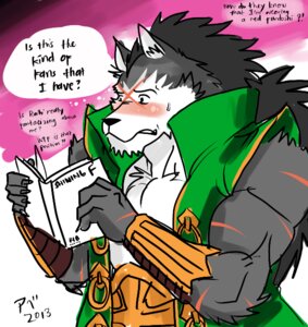 Rating: Safe Score: 0 Tags: 2013 abs anthro biceps big_muscles black_body black_fur black_nose blush brown_body brown_fur brown_hair canid canine canis e621 english_text fangs fur hair hentist male mammal markings muscular muscular_anthro muscular_male pecs rouen_(shining) scar sega shining_(sega) shining_wind solo teeth text wolf User: bunchy7s