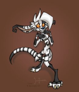 Rating: Safe Score: 0 Tags: 2007 4_toes 5_fingers aiot ambiguous_gender black_nose brown_background copyright_symbol crux dipstick_ears dipstick_tail e621 ear_markings feet fingers fur looking_at_viewer malluch mammal markings multicolored_ears nude orange_eyes scared shaded signature simple_background solo standing symbol tail tail_markings tan_claws toes unknown_species white_body white_fur User: bunchy7s