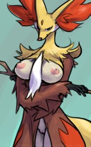 Rating: Explicit Score: 0 Tags: anthro areola big_breasts biped breasts canid canine chest_tuft delphox e621 female fur generation_6_pokemon genitals inner_ear_fluff ligernekoka looking_at_viewer mammal nintendo nipples pink_areola pink_nipples pokemon pokemon_(species) smile solo standing tuft vulva User: bunchy7s