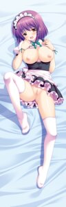 Rating: Explicit Score: 0 Tags: blush breast_suppress breasts clothing dakimakura dress female frills from_above hair_ornament hairclip large_breasts leg_up long_image lying maid maid_headdress mm! nanami_ayane nanami_ayaoto nipples no_bra no_panties on_back open_clothes open_mouth open_shirt pink_eyes pink_legwear pink_thighhighs purple_hair pussy rule34 shirt shirt_lift short_hair solo spread_legs tall_image thighhighs uncensored waist_apron white_legwear wristband yuuno_arashiko User: bunchy7s