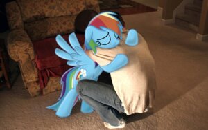 Rating: Safe Score: 0 Tags: 16:10 2012 absurd_res blackgryph0n blue_body blue_feathers blue_fur bodily_fluids cutie_mark duo e621 equid equine eyes_closed feathered_wings feathers female feral friendship_is_magic fur hair hasbro hi_res hug human male mammal mixed_media multicolored_hair my_little_pony mythological_creature mythological_equine mythology pegasus photo_background photography_(artwork) rainbow_dash_(mlp) rainbow_hair real sad tears widescreen wings User: bunchy7s