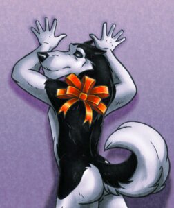 Rating: Explicit Score: 0 Tags: against_surface against_wall alaskan_malamute anthro backsack balls balto_(series) barely_visible_balls barely_visible_genitalia biped black_body black_fur black_nose blue_eyes butt butt_heart canid canine canis christmas countershade_tail countershading curled_tail digital_media_(artwork) domestic_dog e621 ears_back fur genitals gift half-length_portrait holidays humanoid_hands humanoid_pointy_ears iulia.fox looking_at_viewer looking_back male mammal nordic_sled_dog pivoted_ears pointy_ears portrait pose purple_background rear_view ribbons seductive simple_background smile solo spitz standing steele_(balto) tail universal_studios white_balls white_body white_countershading white_fur wrapped_up User: bunchy7s