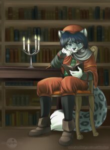 Rating: Safe Score: 0 Tags: abluedeer anthro biped black_hair blue_eyes book candle chair detailed detailed_background digital_media_(artwork) dipstick_tail e621 felid furniture hair hi_res holding_book holding_object kolos leopard_spots male mammal markings pantherine reading renaissance shaded sitting snow_leopard solo spots table tail tail_markings toony User: bunchy7s