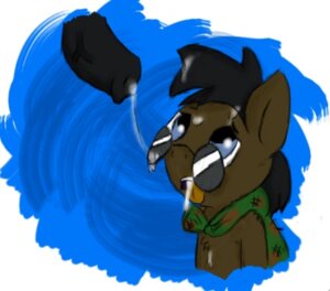 Rating: Explicit Score: 0 Tags: 2013 black_hair blue_background blue_eyes bodily_fluids brown_body brown_fur cape clothing cum cum_on_face disembodied_penis duo e621 equid equine erection eyewear fur genital_fluids genitals glasses hair hasbro horse low_res male male/male mammal my_little_pony penis pony ponyhidden simple_background solo_focus sunglasses yvun User: bunchy7s