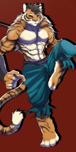 Rating: Safe Score: 0 Tags: 1:2 abs anthro belt biceps biped bottomwear clothed clothing e621 felid fur kemono male mammal markings melee_weapon muscular muscular_anthro muscular_male pantherine pants pecs polearm pose red_eyes solo staff standing stripes tail tiger topless unknown_artist warrior weapon User: bunchy7s Rating: Safe Score: 0 Tags: 1:2 abs anthro belt biceps biped bottomwear clothed clothing e621 felid fur kemono male mammal markings melee_weapon muscular muscular_anthro muscular_male pantherine pants pecs polearm pose red_eyes solo staff standing stripes tail tiger topless unknown_artist warrior weapon User: bunchy7s