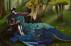 Rating: Safe Score: 0 Tags: 14:9 ambiguous_gender anthro beak black_body black_fur blue_body blue_fur blue_scales blush canid canine canis capcom cuddling detailed_background domestic_dog dragon duo e621 european_mythology feral flying_wyvern forest fur husky inq kenvey male mammal membrane_(anatomy) membranous_wings monster_hunter mythological_creature mythological_scalie mythology nargacuga nature nordic_sled_dog outside plant scales scalie spitz tail tree tropicalpanda western_dragon white_body white_fur wings wyvern User: bunchy7s