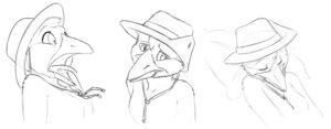Rating: Safe Score: 0 Tags: anthro avian beak bird breasts bust_portrait clothing conditional_dnp e621 expressions eyes_closed female hat headgear headwear lizanne lyrebird monochrome multiple_poses non-mammal_breasts open_mouth oscine passerine pillow portrait pose sefeiren sketch sleeping solo superb_lyrebird surprised tongue User: bunchy7s