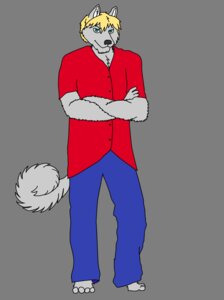 Rating: Safe Score: 0 Tags: absurd_res alpha_channel anthro blonde_hair blue_eyes bottomwear canid canine clothing crossed_arms denim denim_bottomwear denim_clothing e621 feet fur grey_body grey_fur hair hi_res hindpaw irralla jeans leaning looking_at_viewer male mammal pants paws shirt simple_background solo tail toes topwear User: bunchy7s