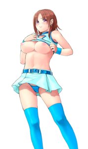 Rating: Explicit Score: 0 Tags: blush breasts female midriff panties rule34 shirt_lift short_hair skirt thighhighs underwear User: bunchy7s