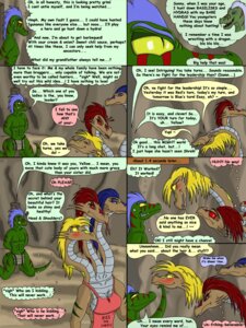 Rating: Safe Score: 0 Tags: 3:4 3_heads blonde_hair blue_hair bound comic dialogue dragon e621 english_text european_mythology fatchaos female flattering greek_mythology hair hi_res hunting_a_hydra hydra keltra lizard male multi_head mythological_creature mythological_scalie mythology red_hair reptile ruuscha scalie sinici tail text western_dragon User: bunchy7s